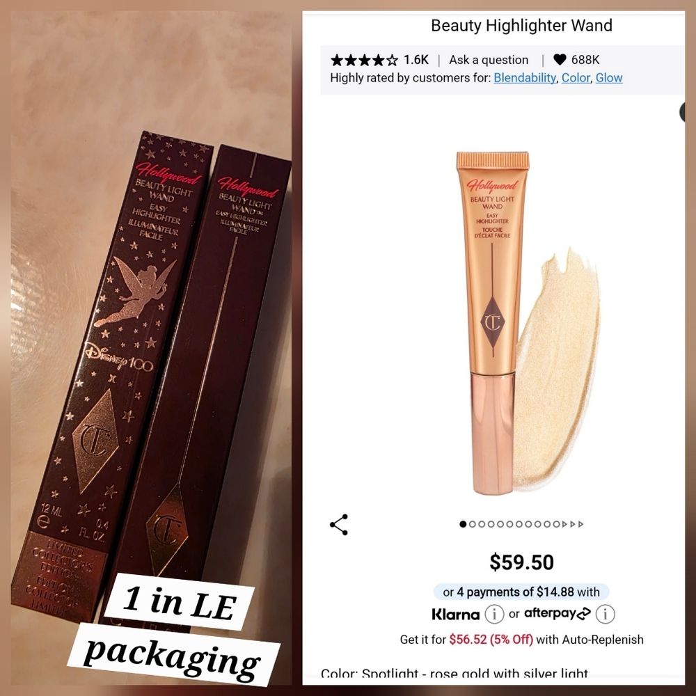 Charlotte Tilbury beauty highlight want in spotlight